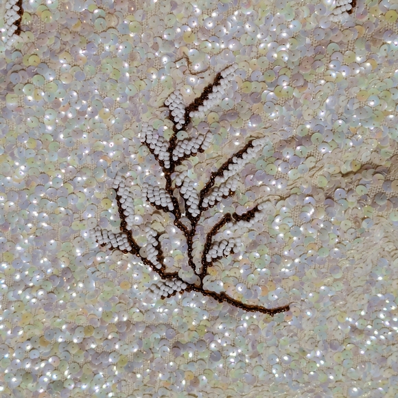 Vintage Luxury Designer Gene Shelly Sequin/Beaded 1950s Gown - Picture 6 of 8